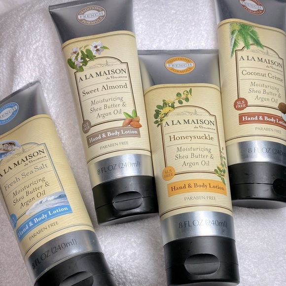 A LA MAISON DE PROVENCE HAND BODY LOTION FRESH SEA SALT MOISTURE SHEA BUTTER NEW - Picture 7 of 7